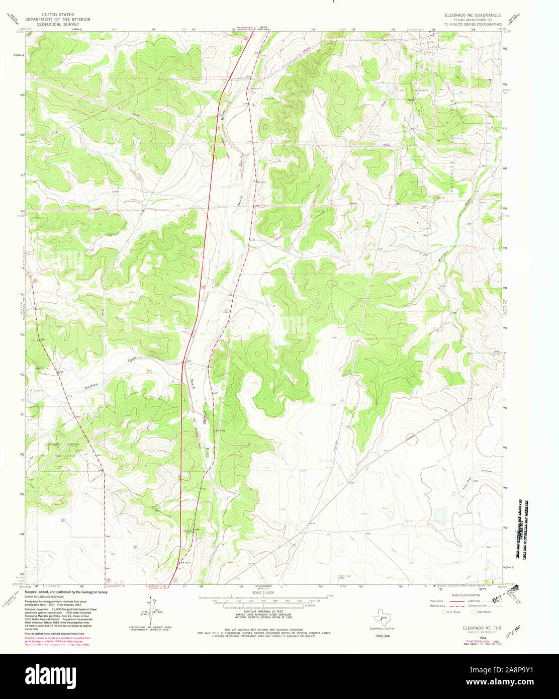 Map of eldorado texas hires stock photography and images Alamy