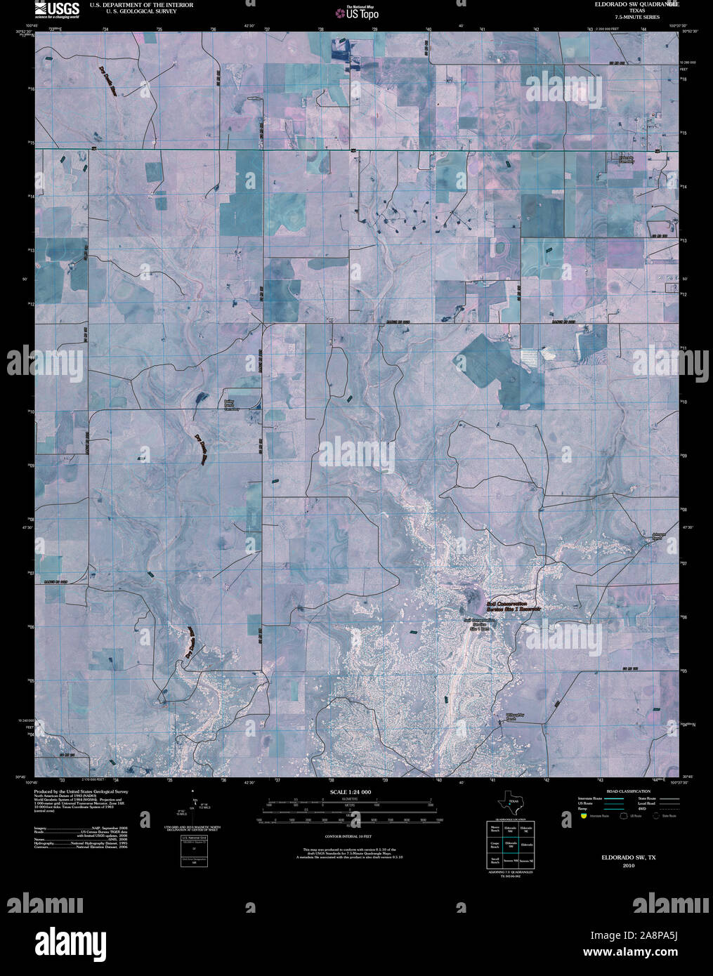 Eldorado texas map hires stock photography and images Alamy