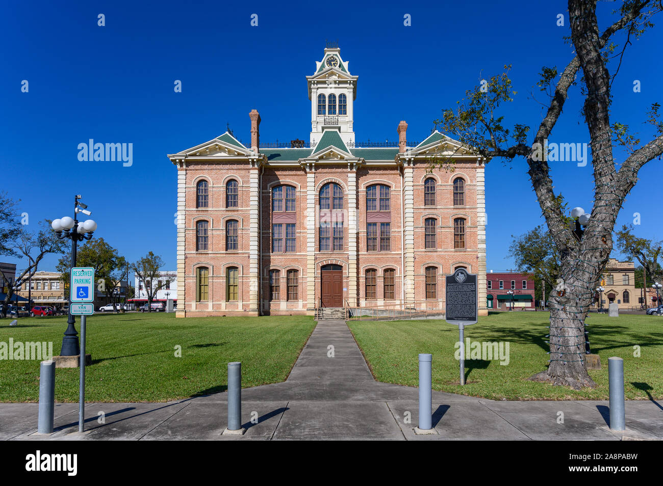 Town Square and Historic Wharton County Courthouse built in 1889