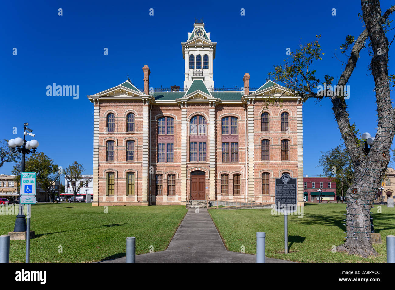 Town Square and Historic Wharton County Courthouse built in 1889