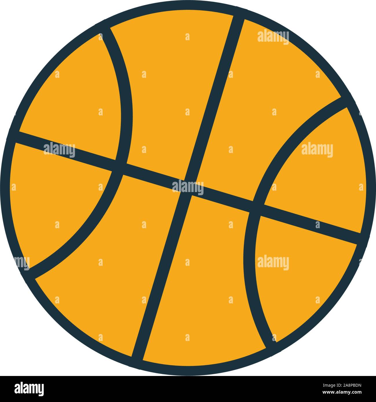 Basketball icon. Simple element from sport equipment icons collection.  Creative Basketball icon ui, ux, apps, software and infographics Stock  Vector Image & Art - Alamy
