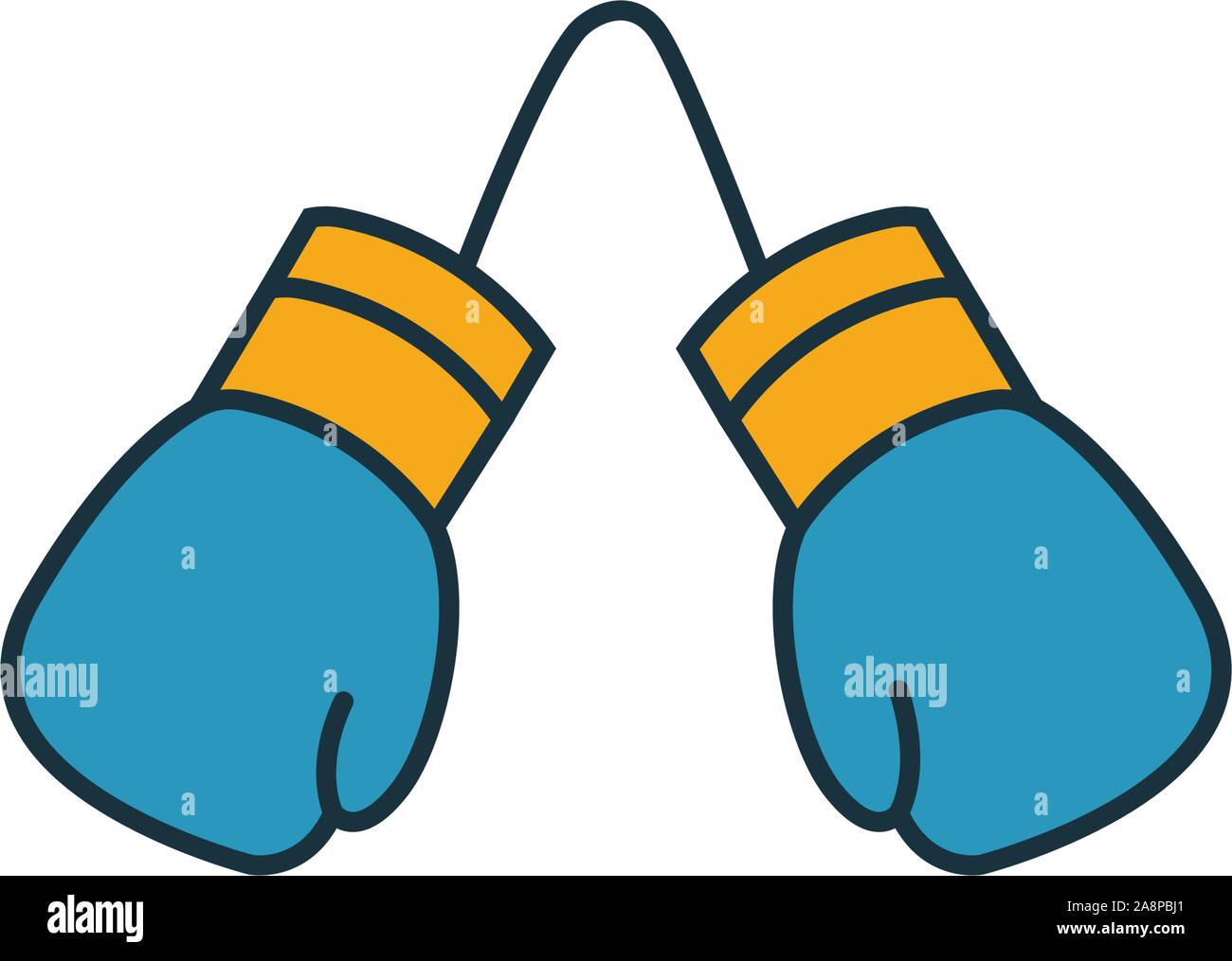 Boxing icon. Simple element from sport equipment icons collection. Creative Boxing icon ui, ux, apps, software and infographics Stock Vector
