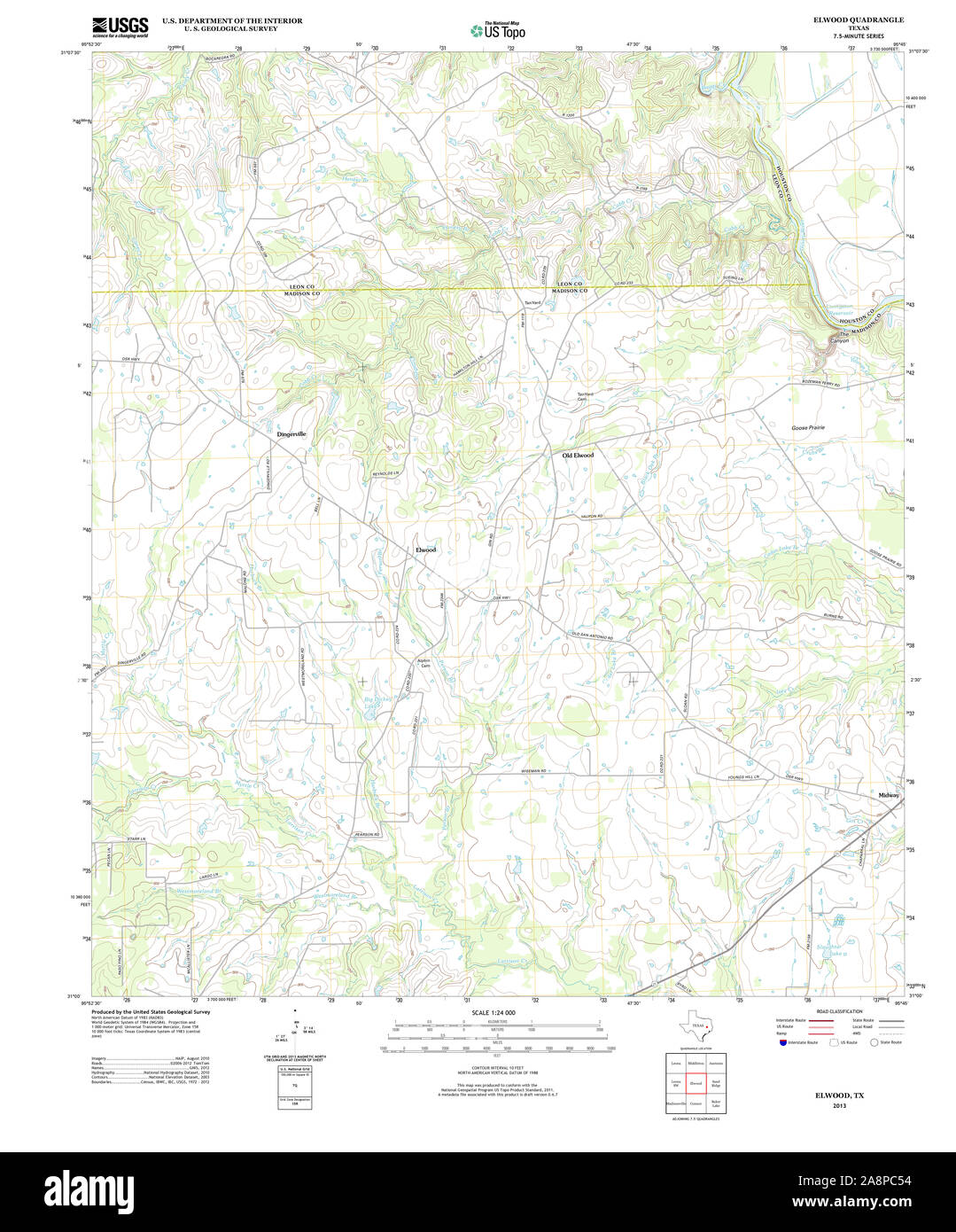 Map of elwood Cut Out Stock Images & Pictures Alamy