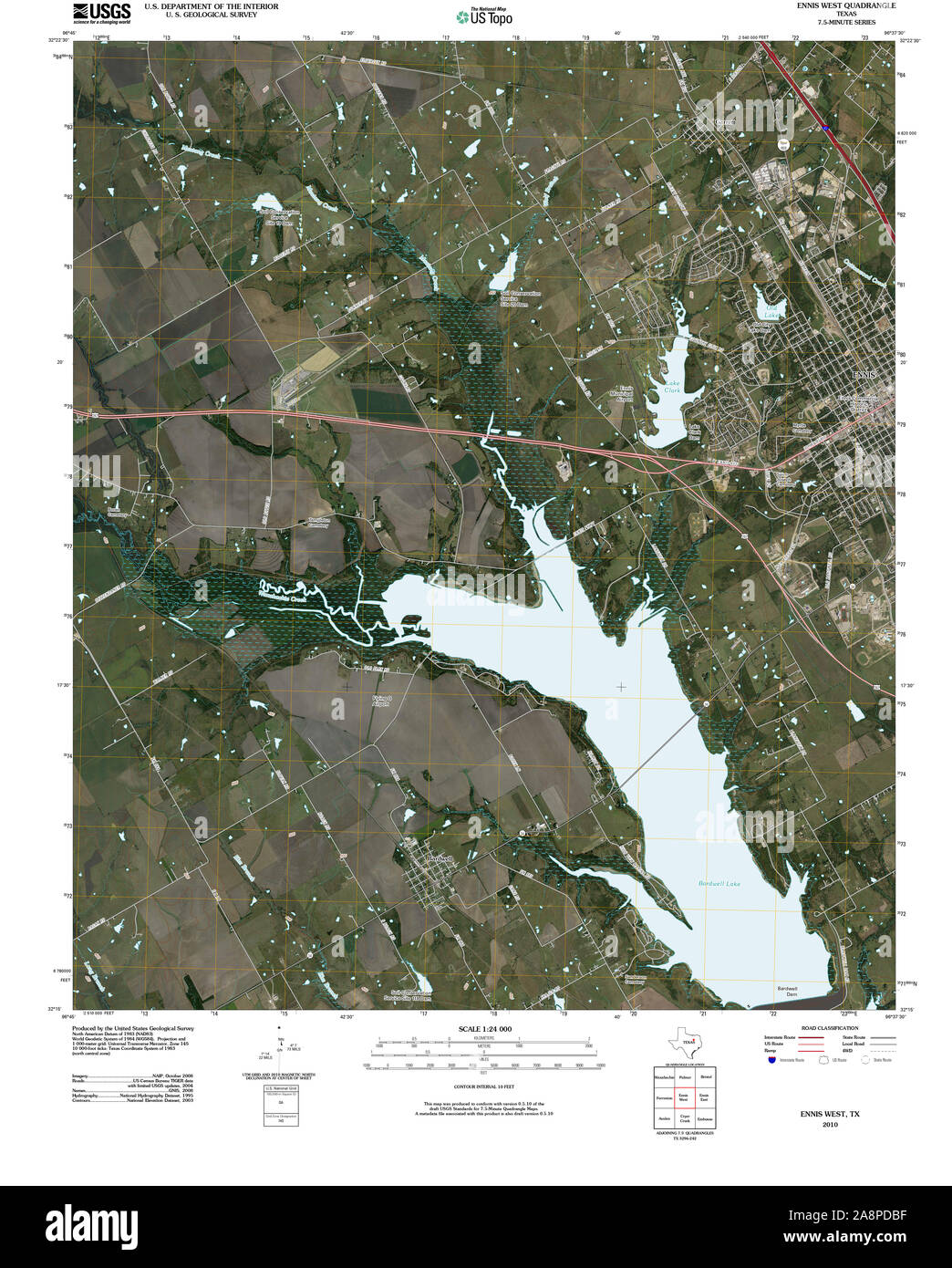 Ennis map hires stock photography and images Alamy