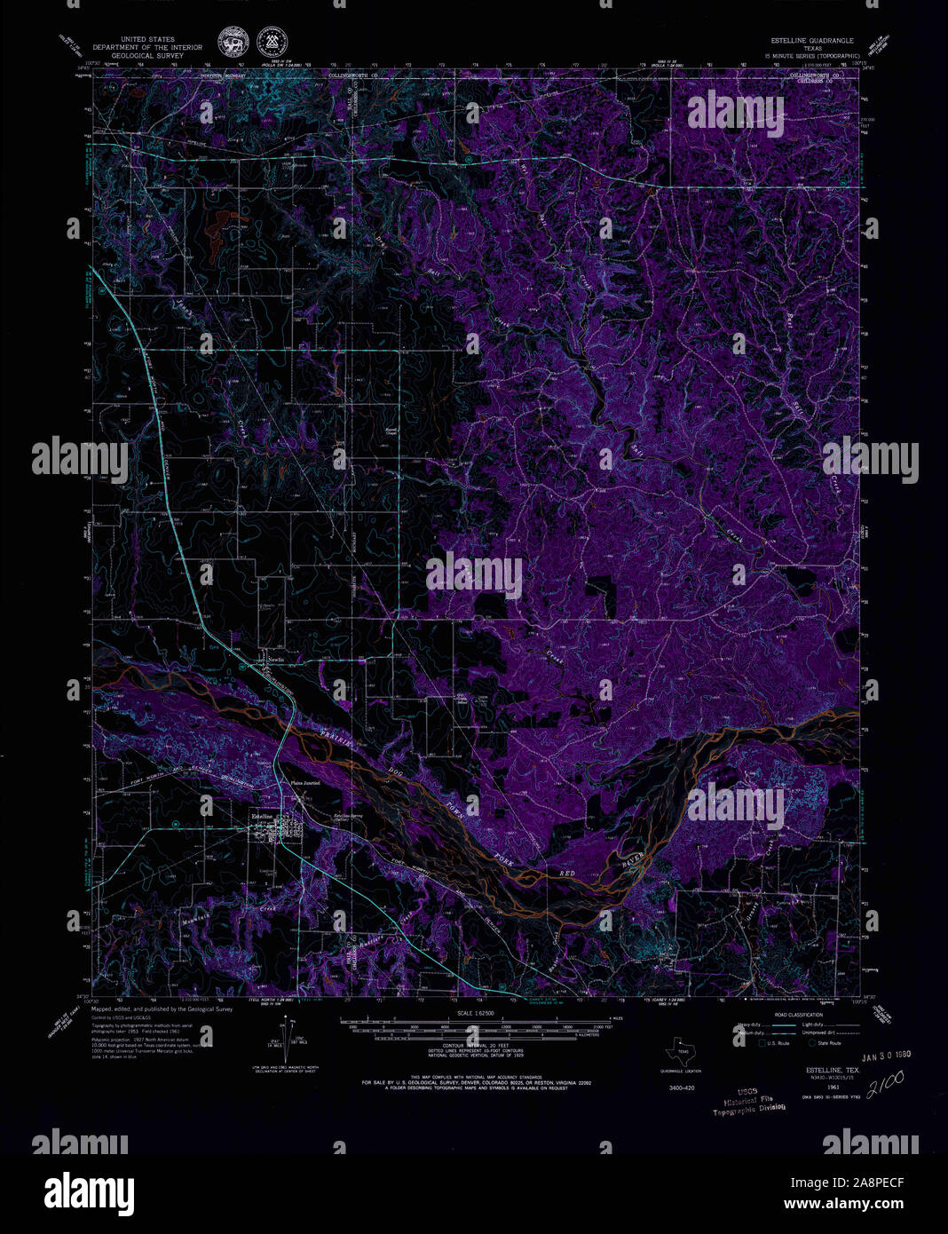 Map of estelline hires stock photography and images Alamy