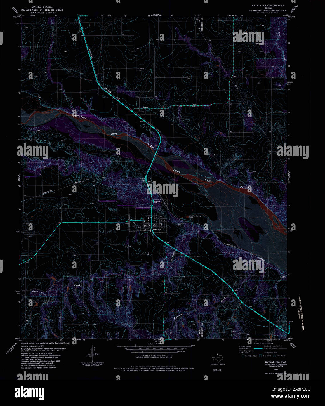 Estelline map hires stock photography and images Alamy