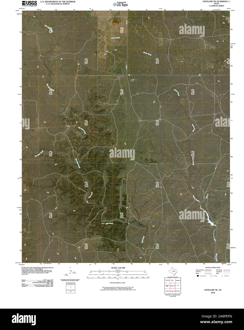 Map of estelline hires stock photography and images Alamy