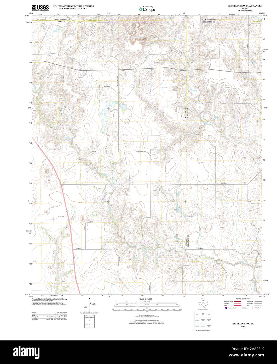Estelline map Cut Out Stock Images & Pictures Alamy