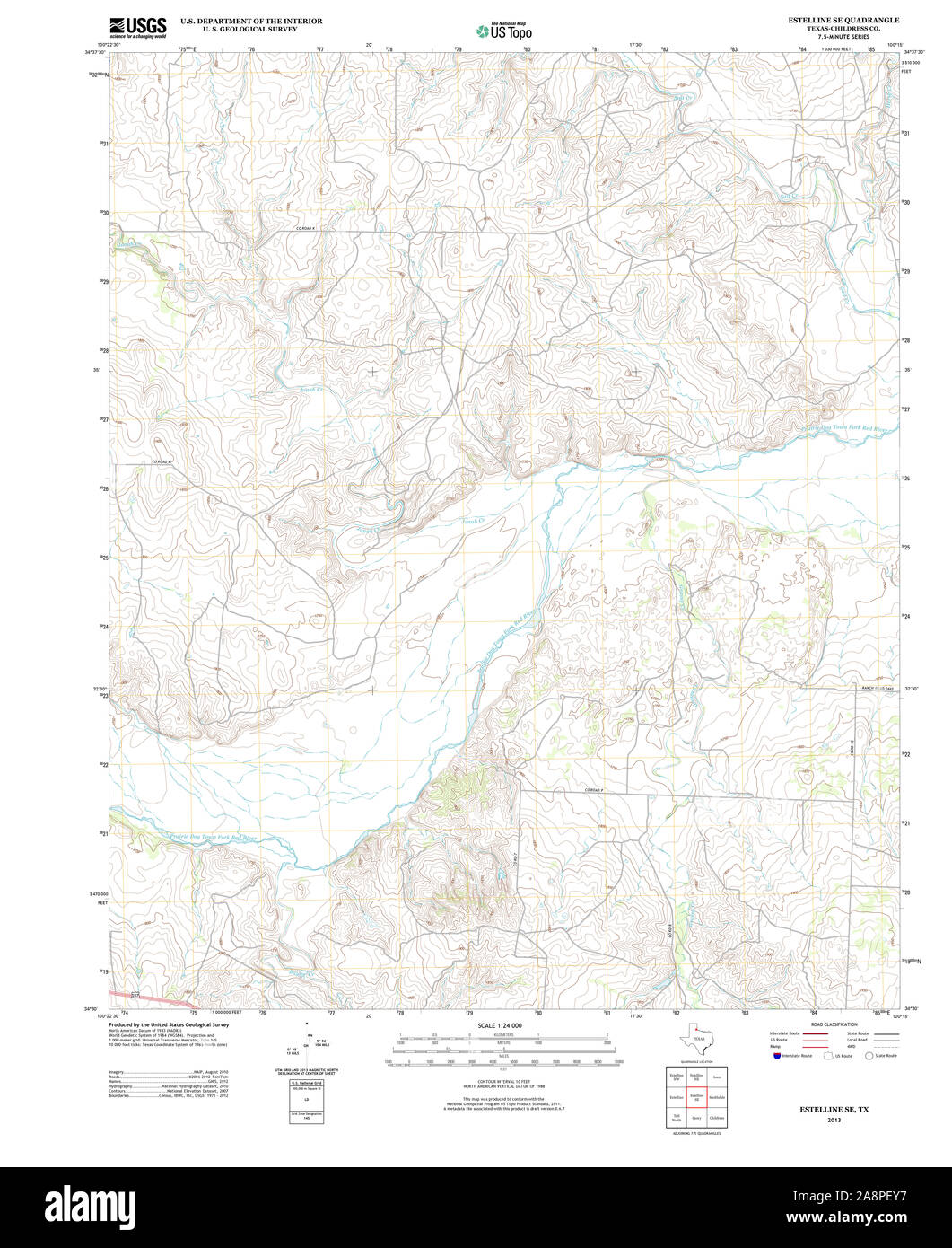 Map of estelline hires stock photography and images Alamy