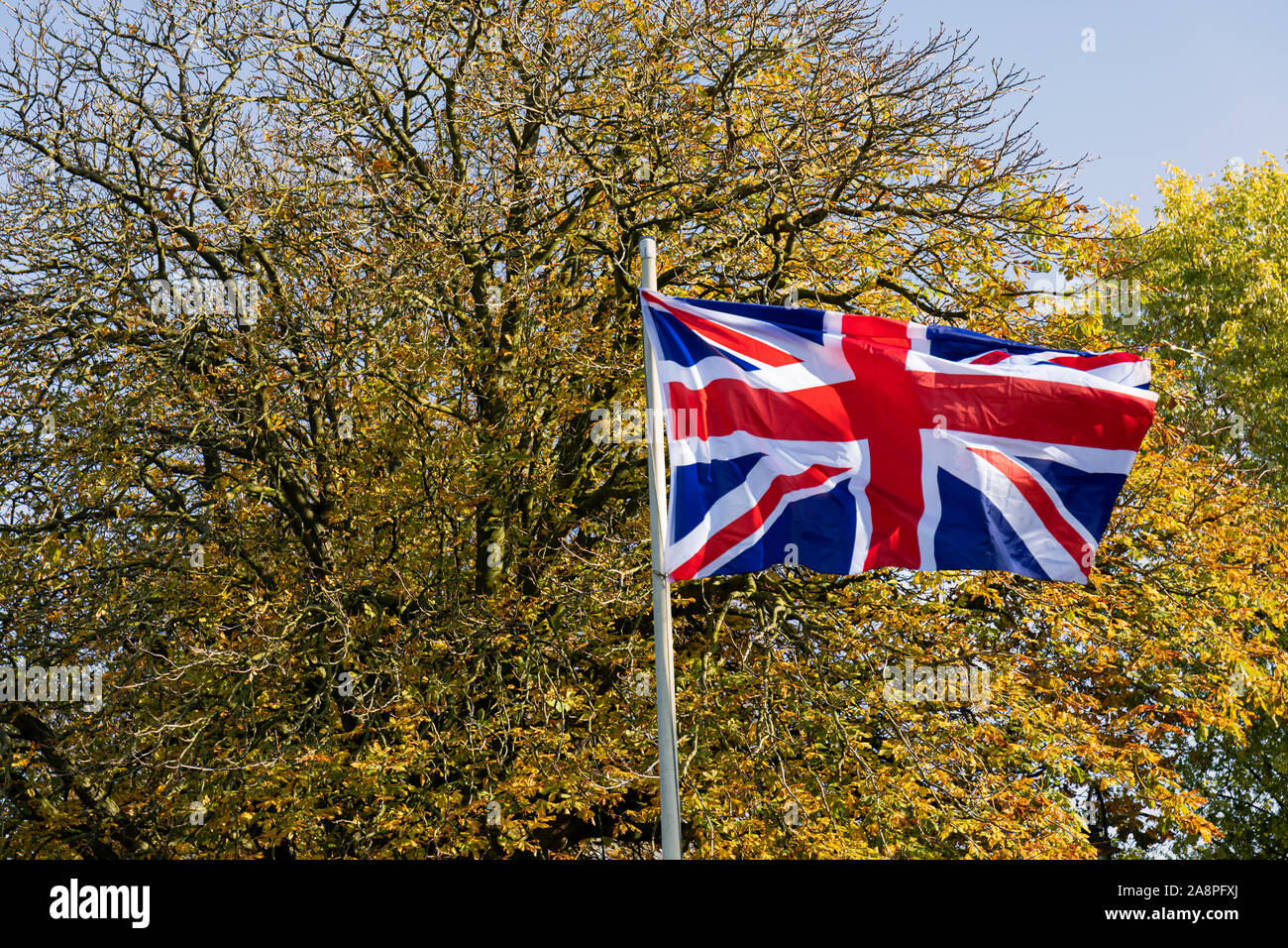 Wind Blowing In The Uk Flag Union Jack, Flag Of The United Kingdom