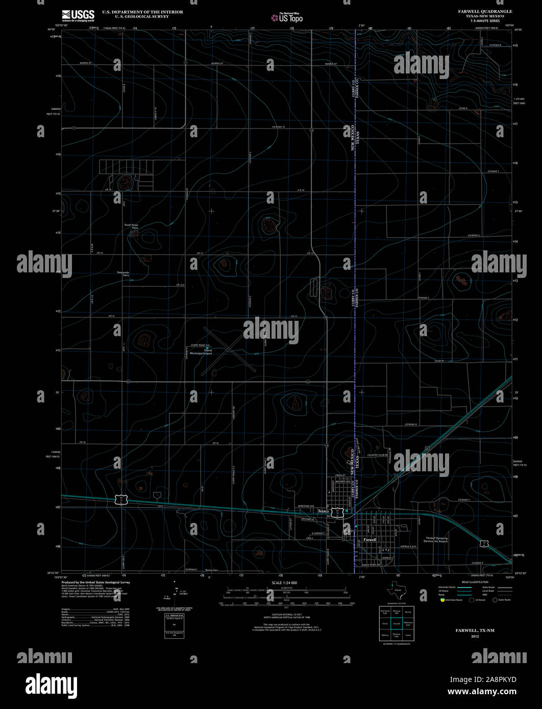 Map of farwell hires stock photography and images Alamy