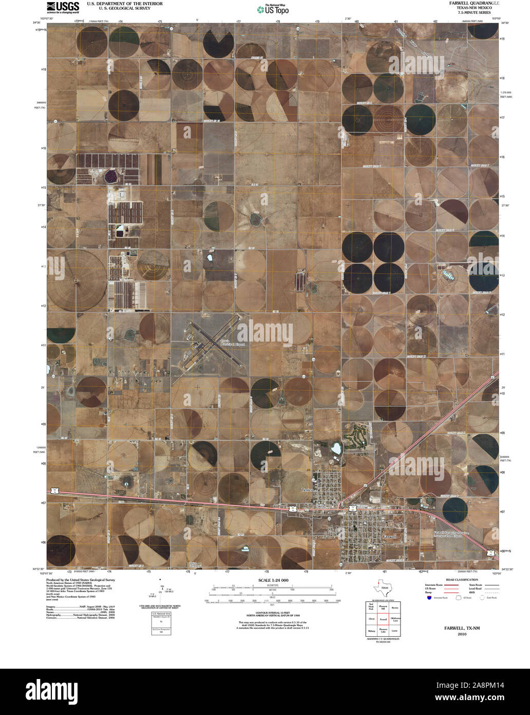 Map of farwell hires stock photography and images Alamy