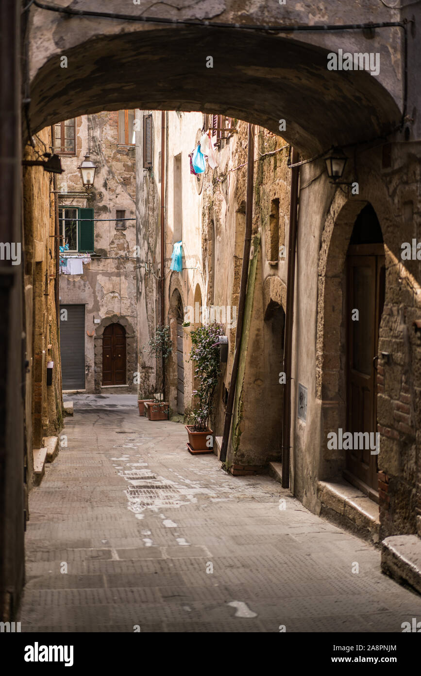 street of the Pitigliano, Tuscan, Italy, Europe Stock Photo - Alamy