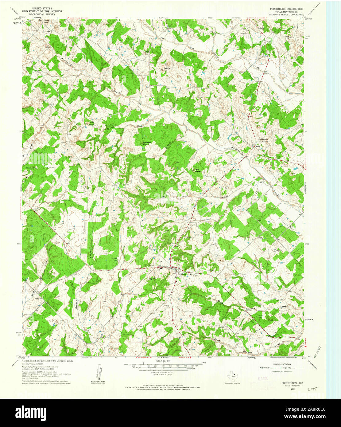 Map of forestburg hires stock photography and images Alamy
