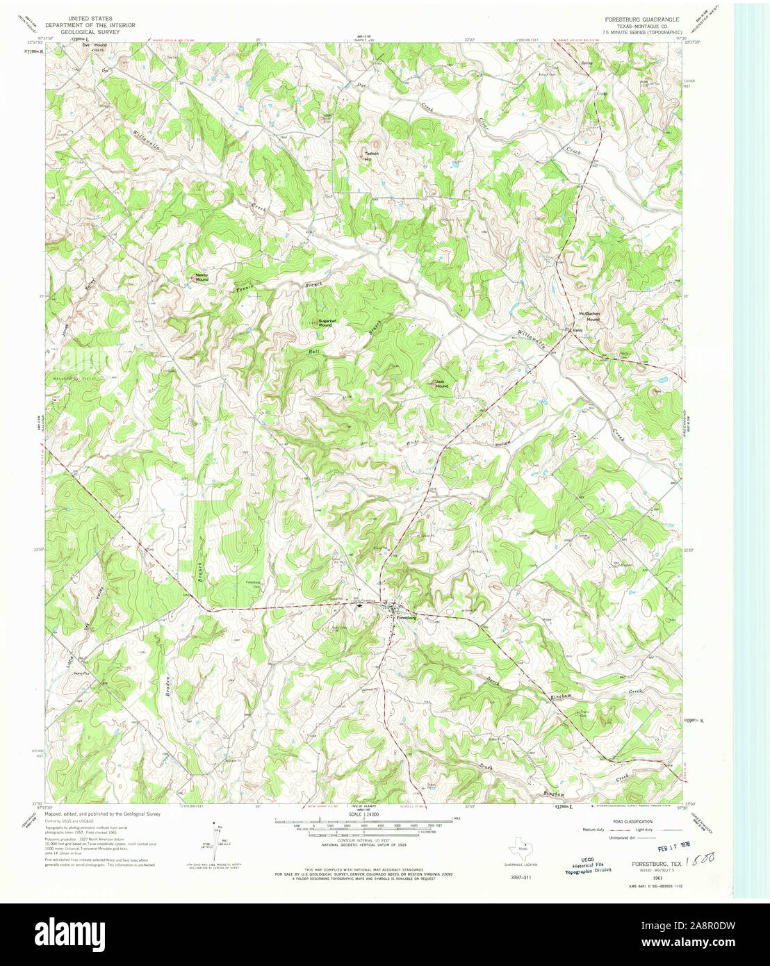 Map of forestburg hires stock photography and images Alamy