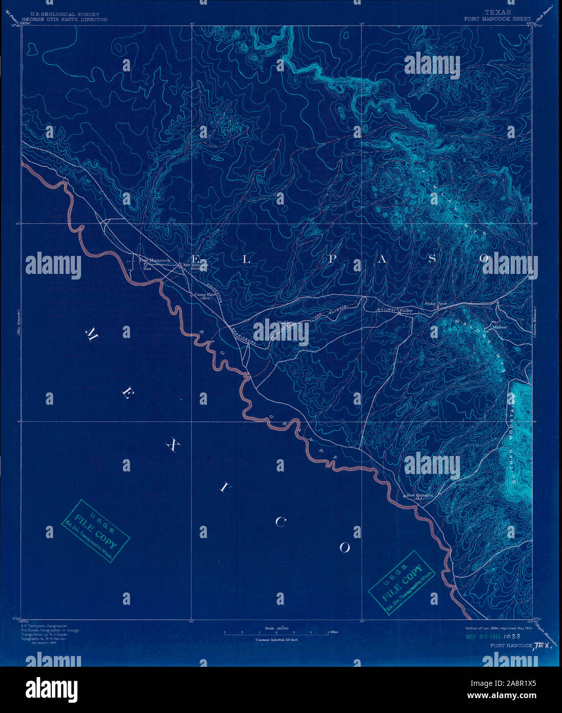 Map of fort hancock texas hires stock photography and images Alamy