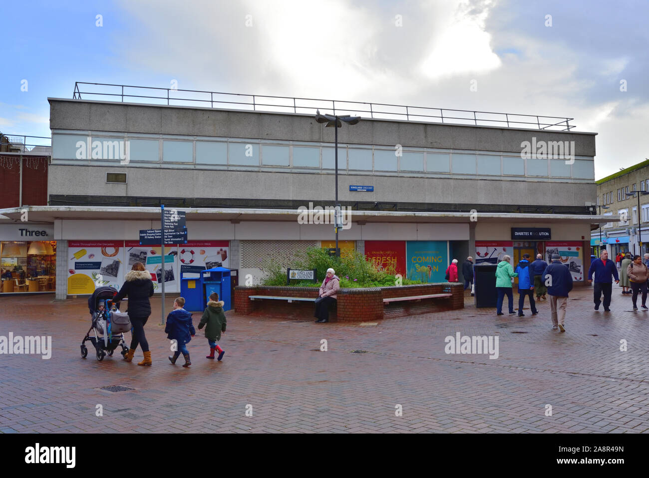 The former Argos shop, now closed, in Falkland Square, Poole, Dorset