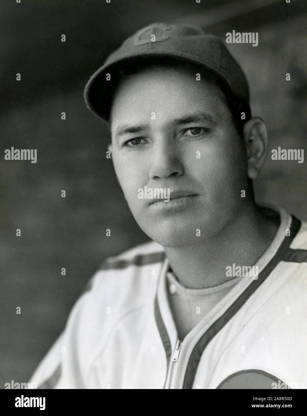 Vintage black and white photo of Hall of Fame pitcher Dizzy Dean circa Stock Photo