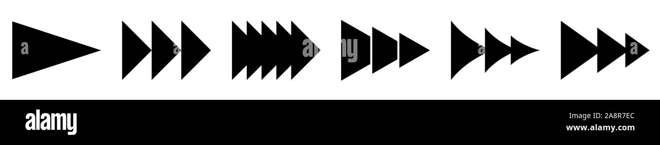 Arrow Black Icon | Pointer | Cursor | Direction | Variations Stock ...