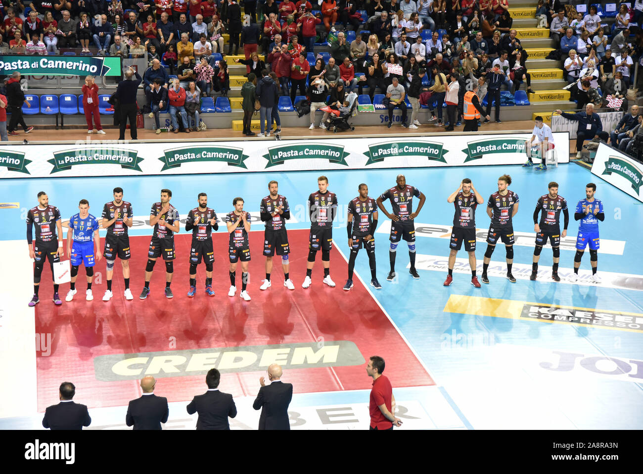 cucine lube civitanova during Cucine Lube Civitanova vs Sir Safety