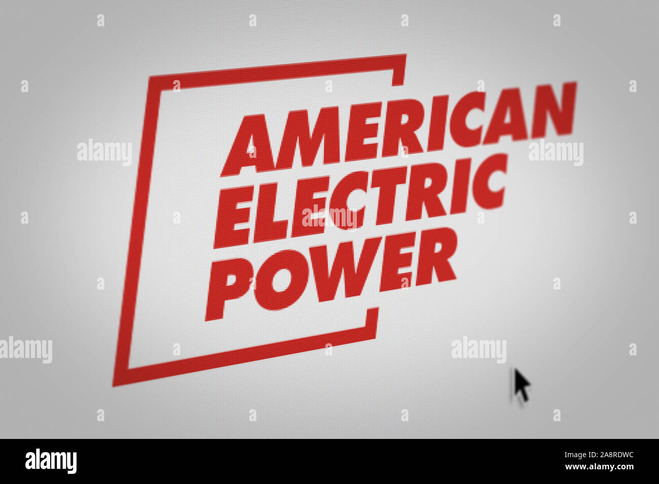 Logo of the public company American Electric Power displayed on a