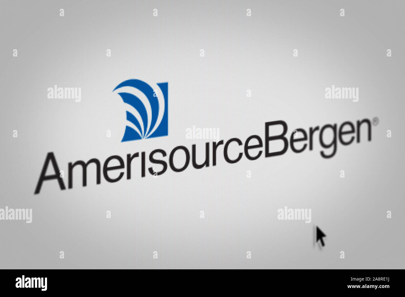Logo of the public company AmerisourceBergen Corp displayed on a