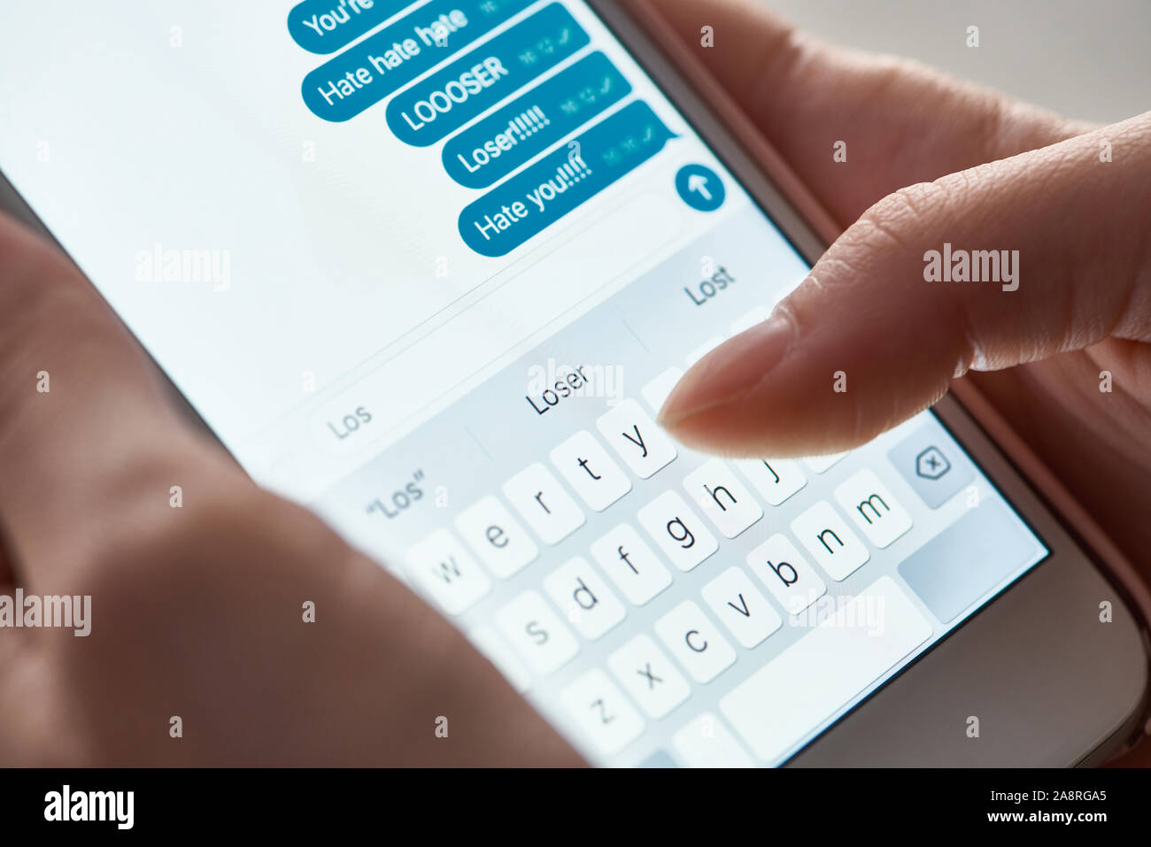 Offensive Messages Cyberharassment High Resolution Stock Photography and Images - Alamy