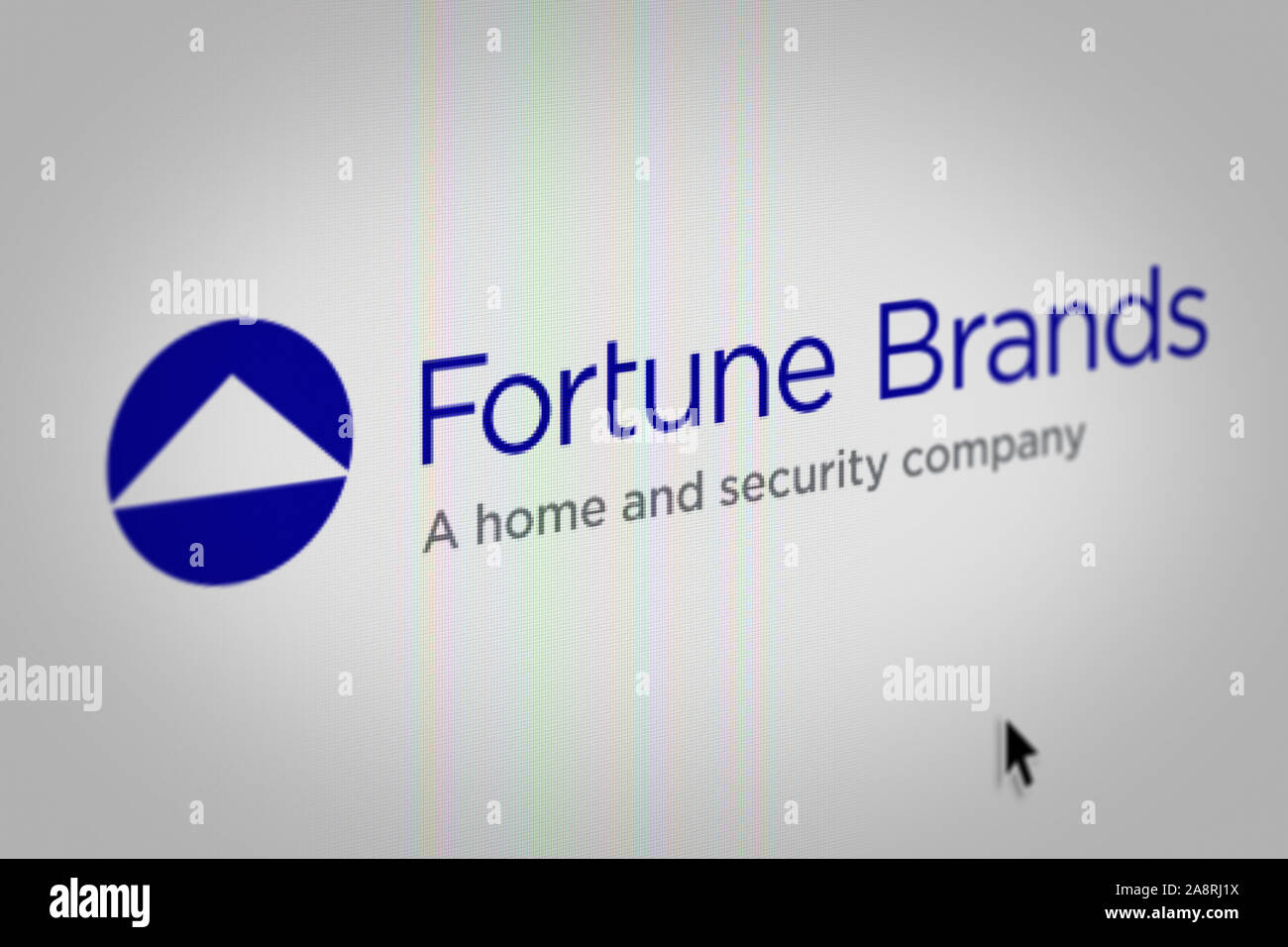 Logo of the public company Fortune Brands Home & Security displayed on