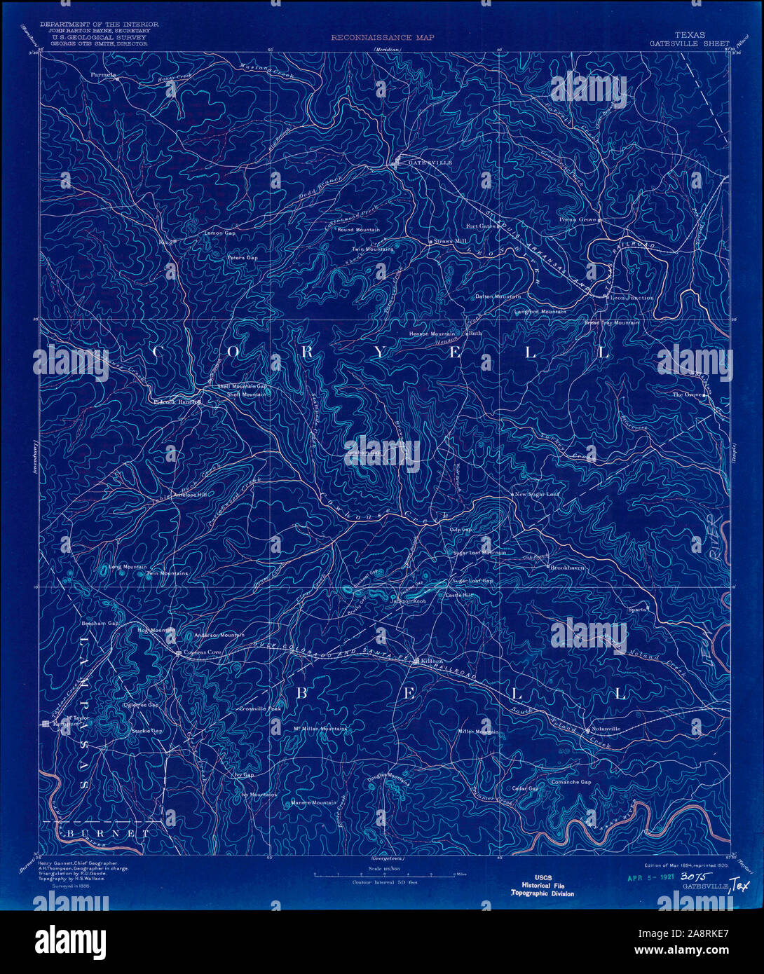 Map of gatesville texas hires stock photography and images Alamy