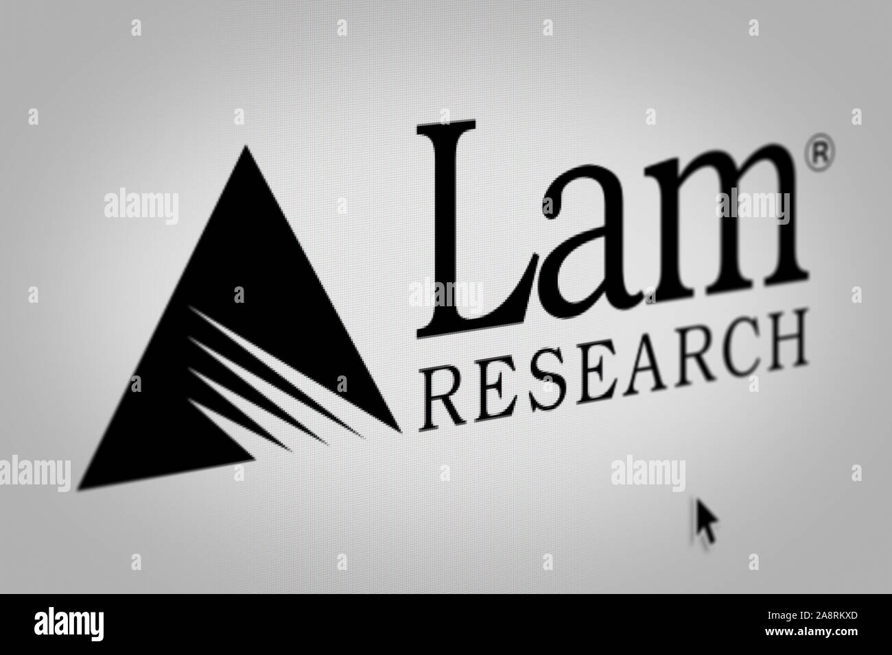 Logo Of The Public Company Lam Research Displayed On A Computer