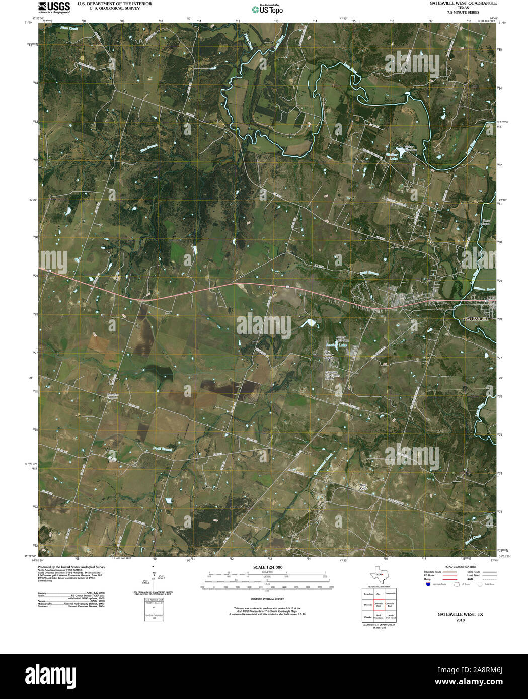 Map of gatesville texas hires stock photography and images Alamy