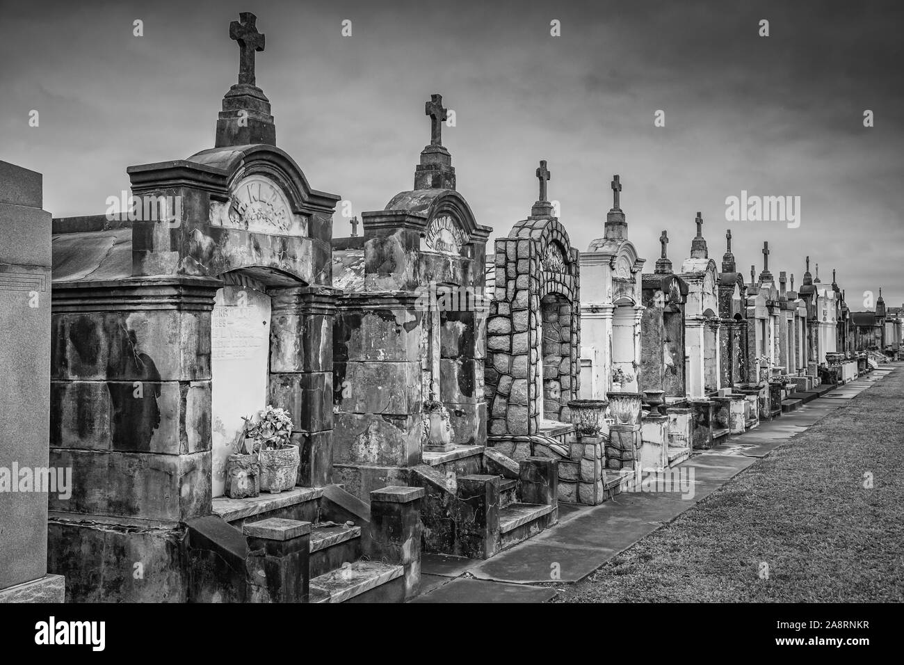New Orleans Cemetery Stock Photo