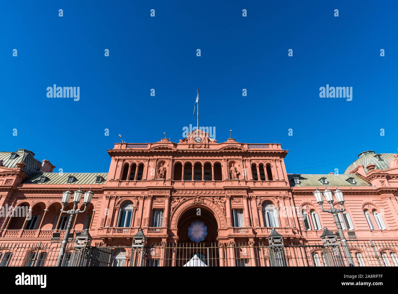 Buenos Aires, Argentina - August 25, 2018: Casa Rosada presidential palace Stock Photo