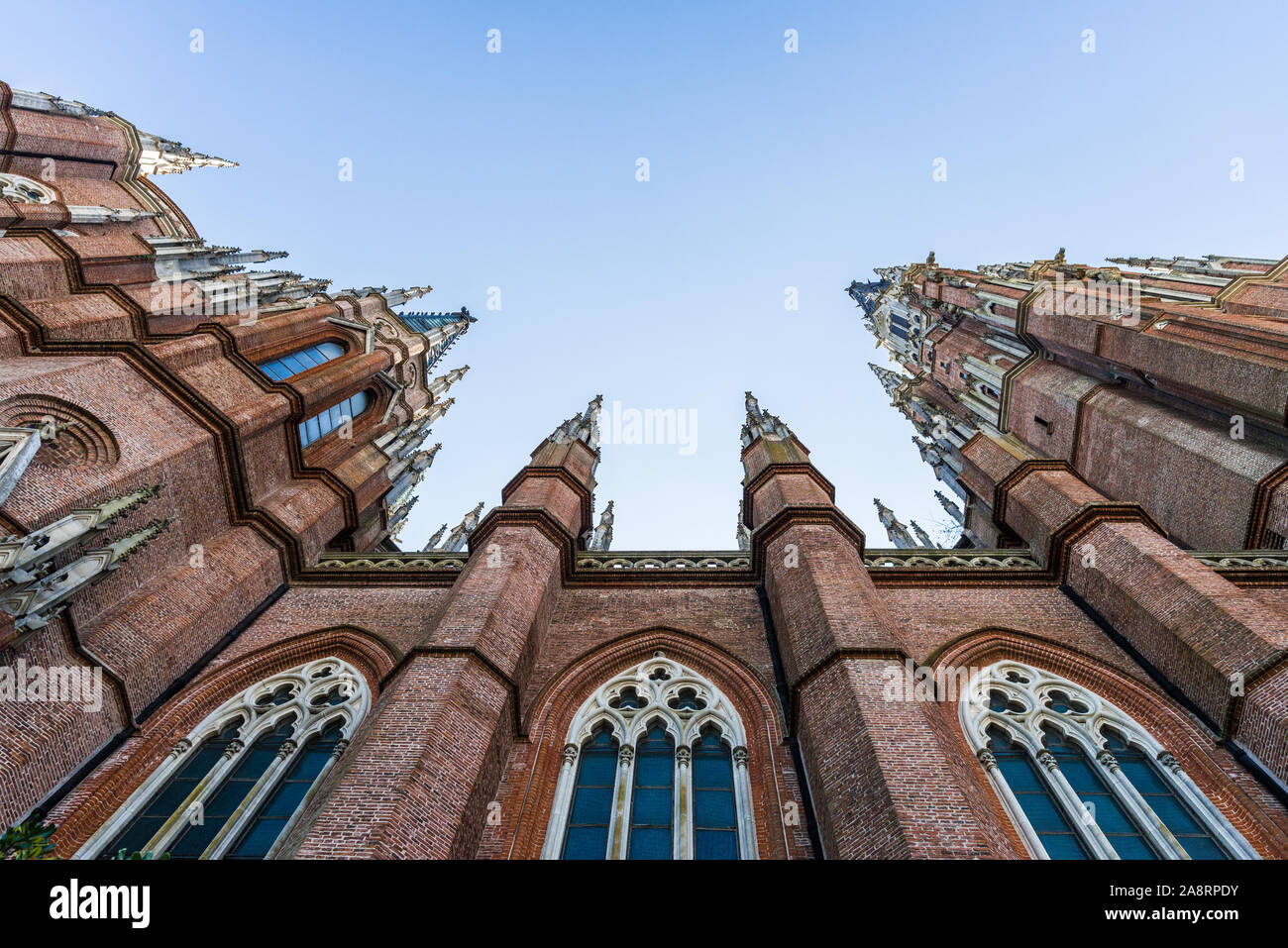 La Plata, Argentina - March 31, 2018: Cathedral of La Plata, Argentina Stock Photo