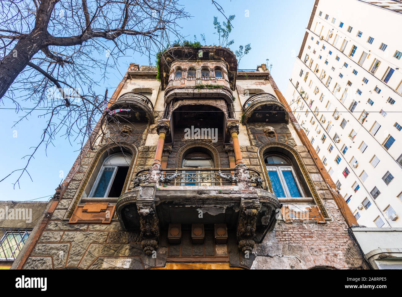 Buenos Aires, Argentina - July 21, 2018: Casa Onda by Virginio Colombo Stock Photo