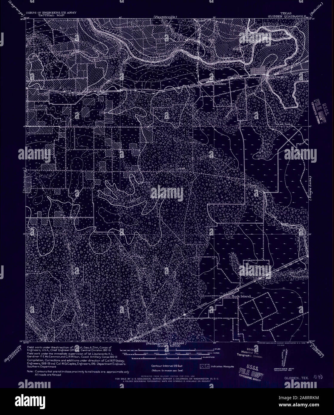 Map of glidden hires stock photography and images Alamy