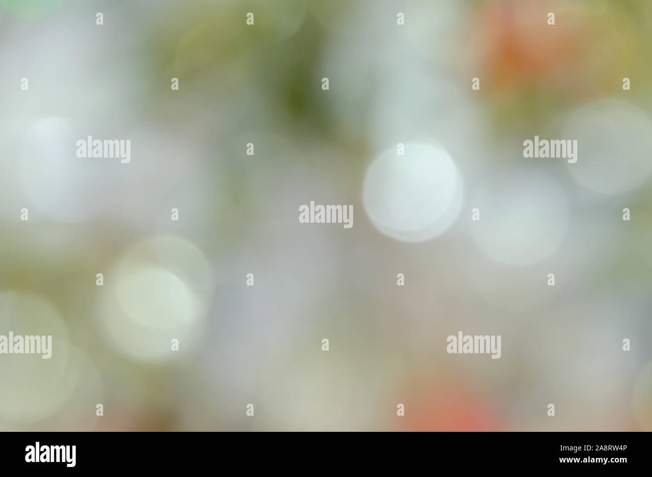 Abstract blurred silver bokeh on background Stock Photo