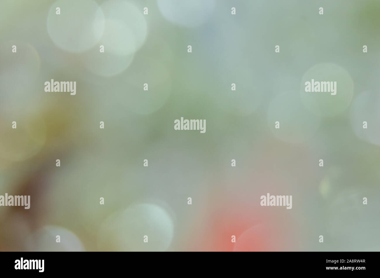 Abstract blurred silver bokeh on  background Stock Photo