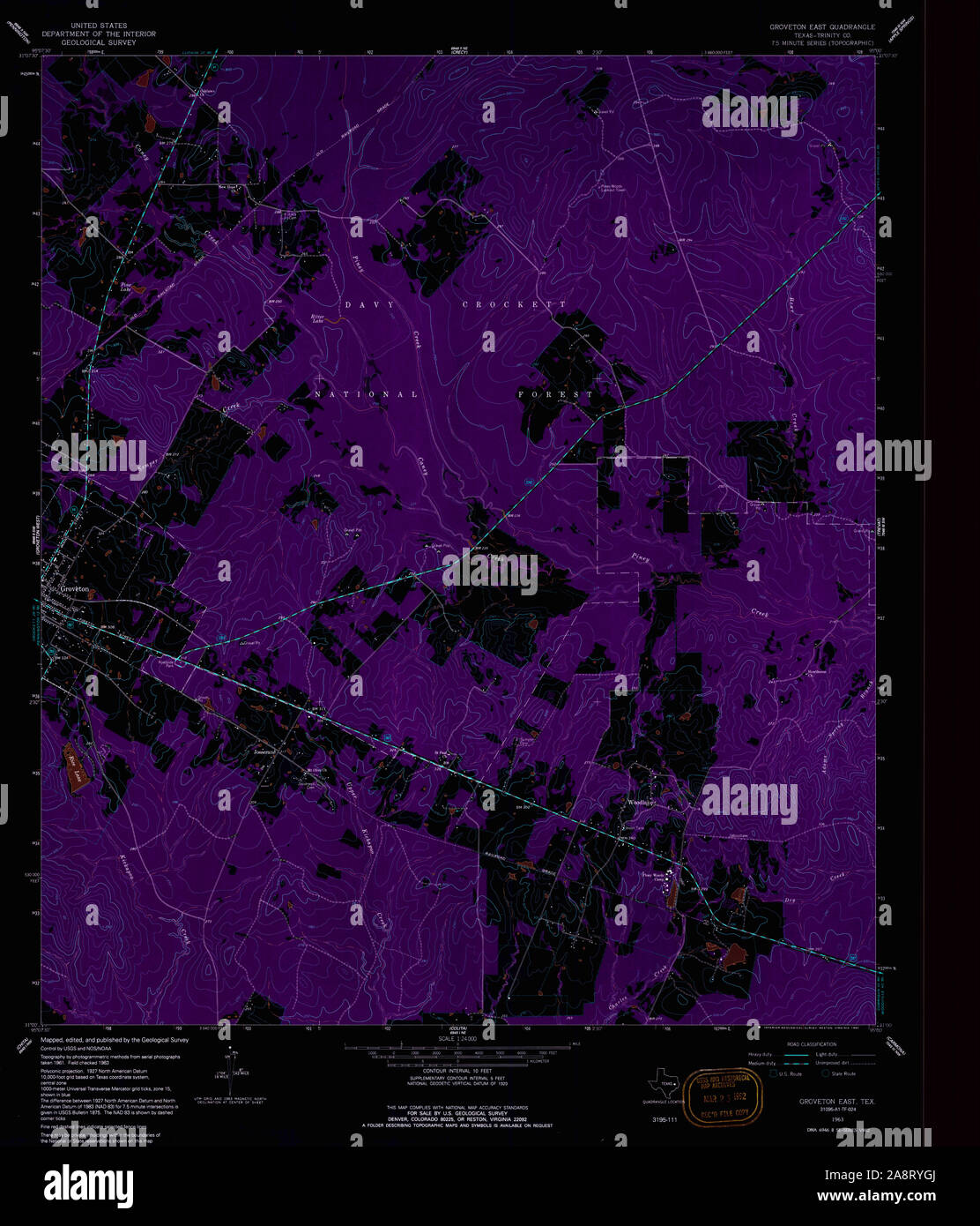 Map of groveton hires stock photography and images Alamy