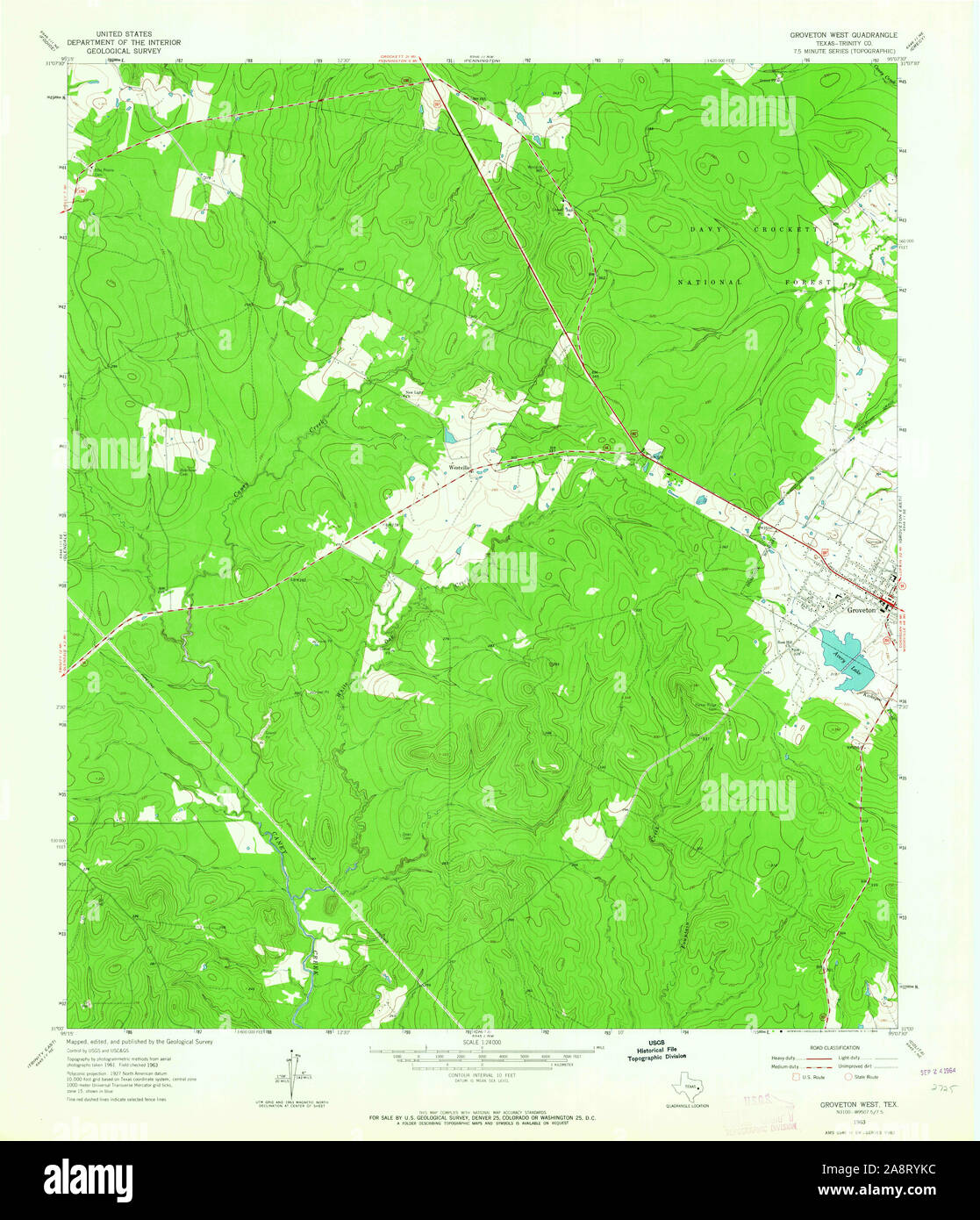 Map of groveton hires stock photography and images Alamy