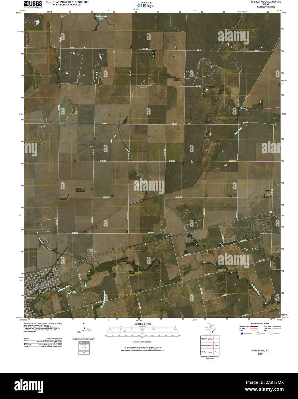 Map of hamlin texas Cut Out Stock Images & Pictures Alamy