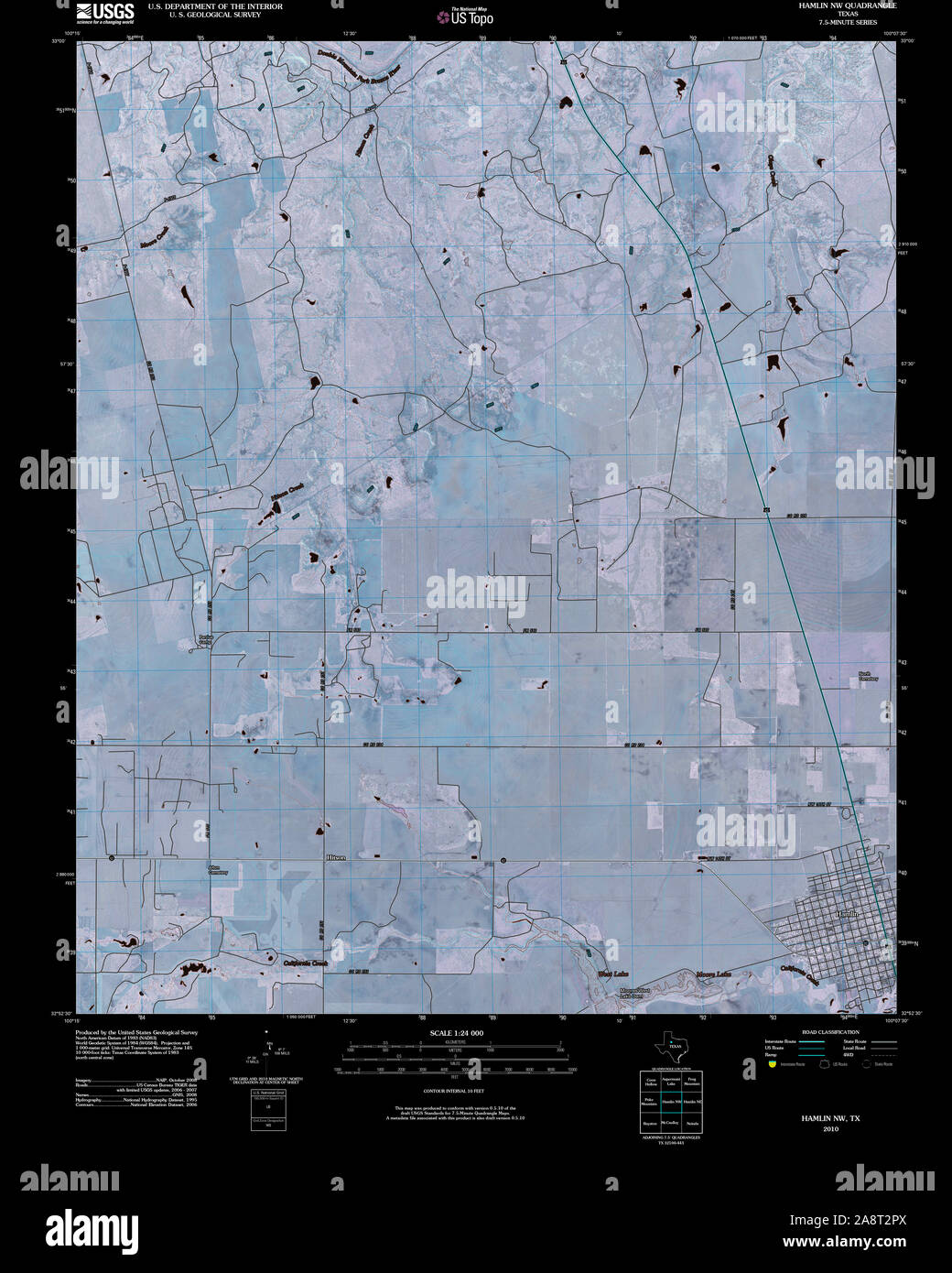 Map of hamlin texas hires stock photography and images Alamy