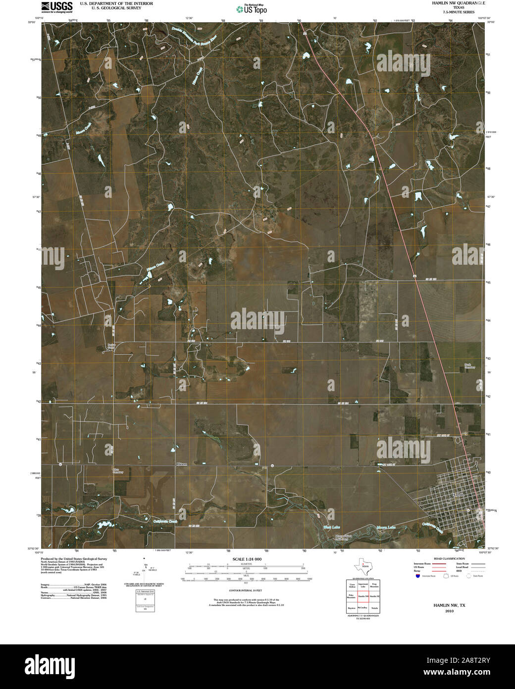 Map of hamlin texas Cut Out Stock Images & Pictures Alamy