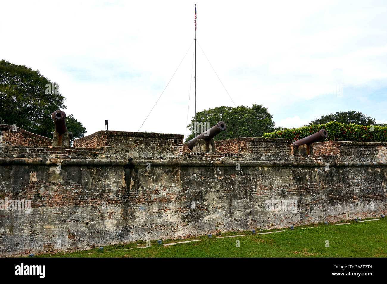 PENANG, MALAYSIA - OCTOBER 01.2019 : Fort Cornwallis, Georgetown, Penang Stock Photo
