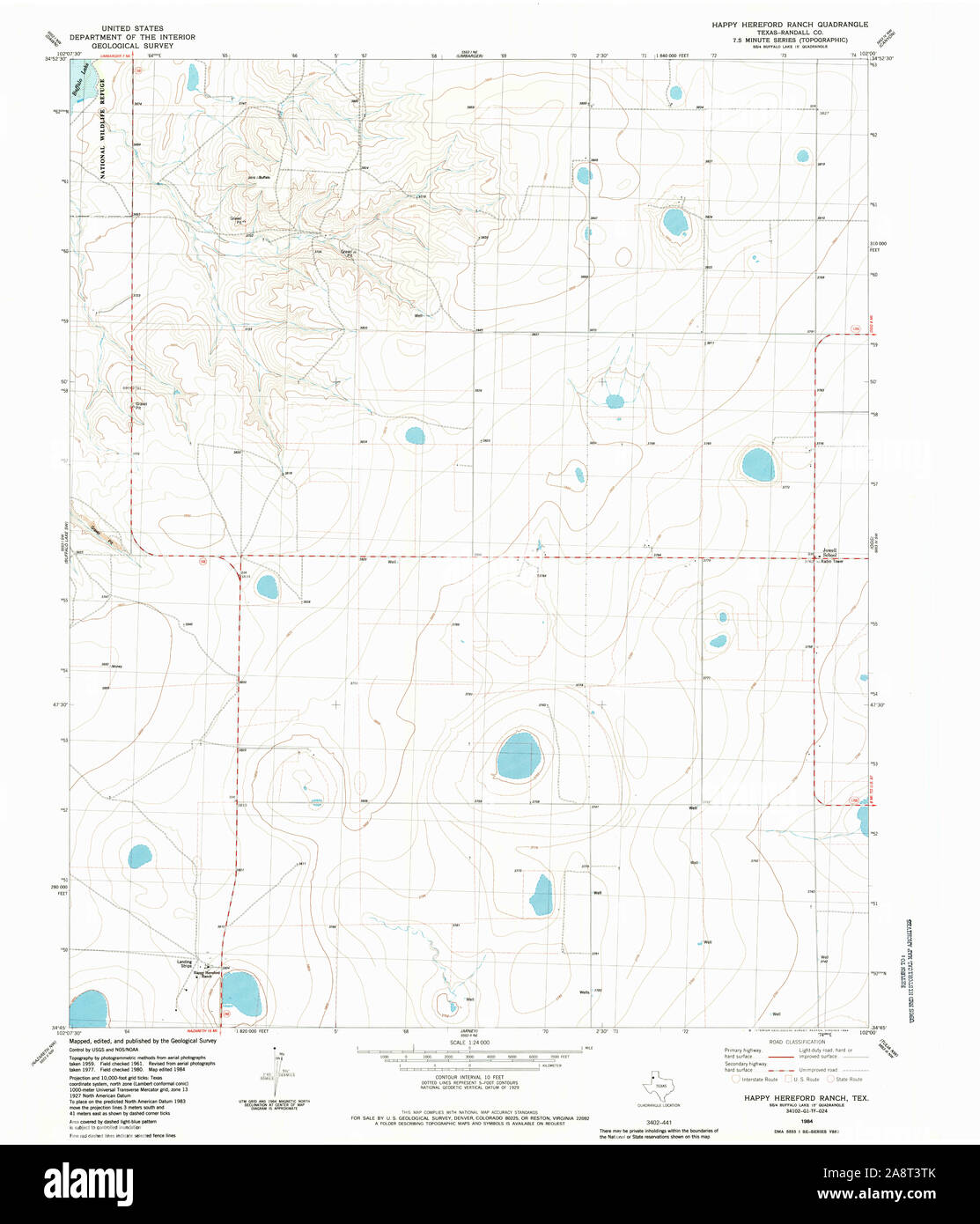 Map of hereford texas Cut Out Stock Images & Pictures Alamy