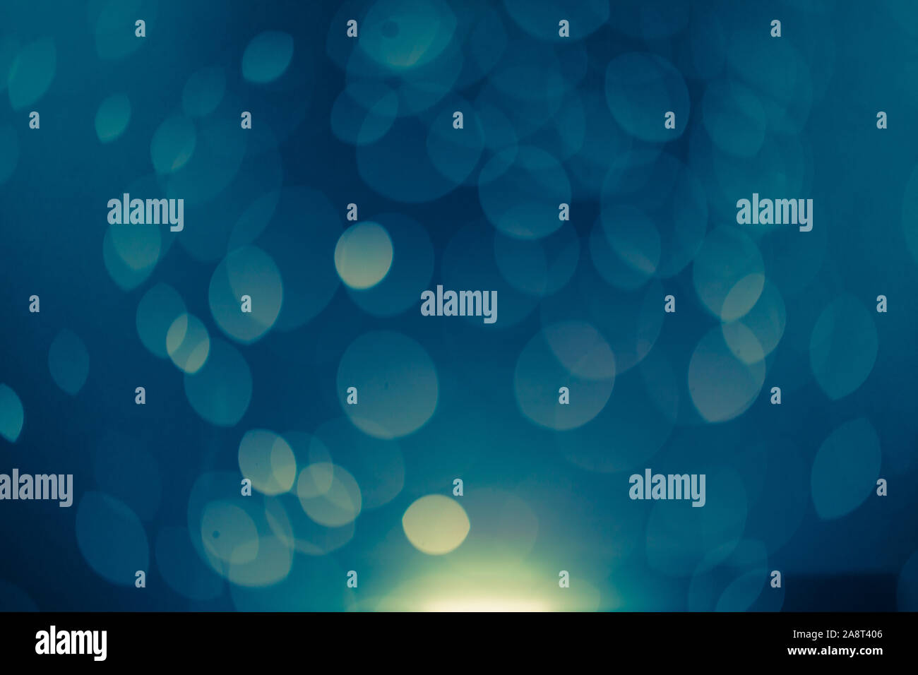 Dark Blue Festive Christmas Beautiful abstract Background with bokeh ...