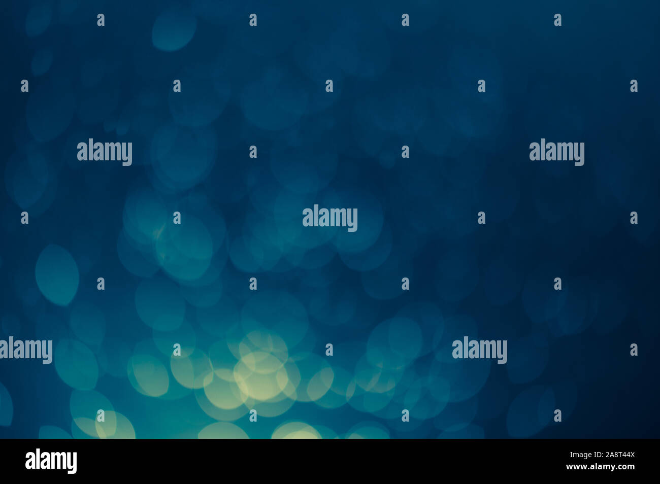 Dark Blue Festive Christmas Beautiful abstract Background with bokeh ...