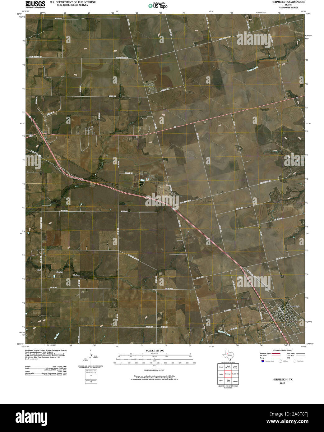 Hermleigh texas map Cut Out Stock Images & Pictures Alamy