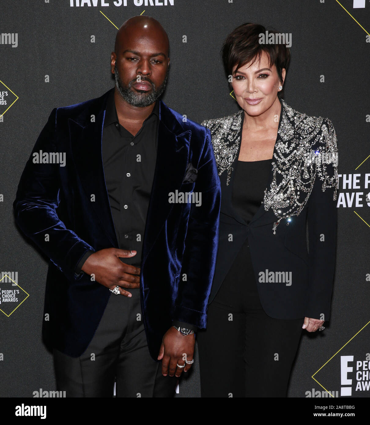 Kris Jenner and Corey Gamble Stock Photo - Alamy