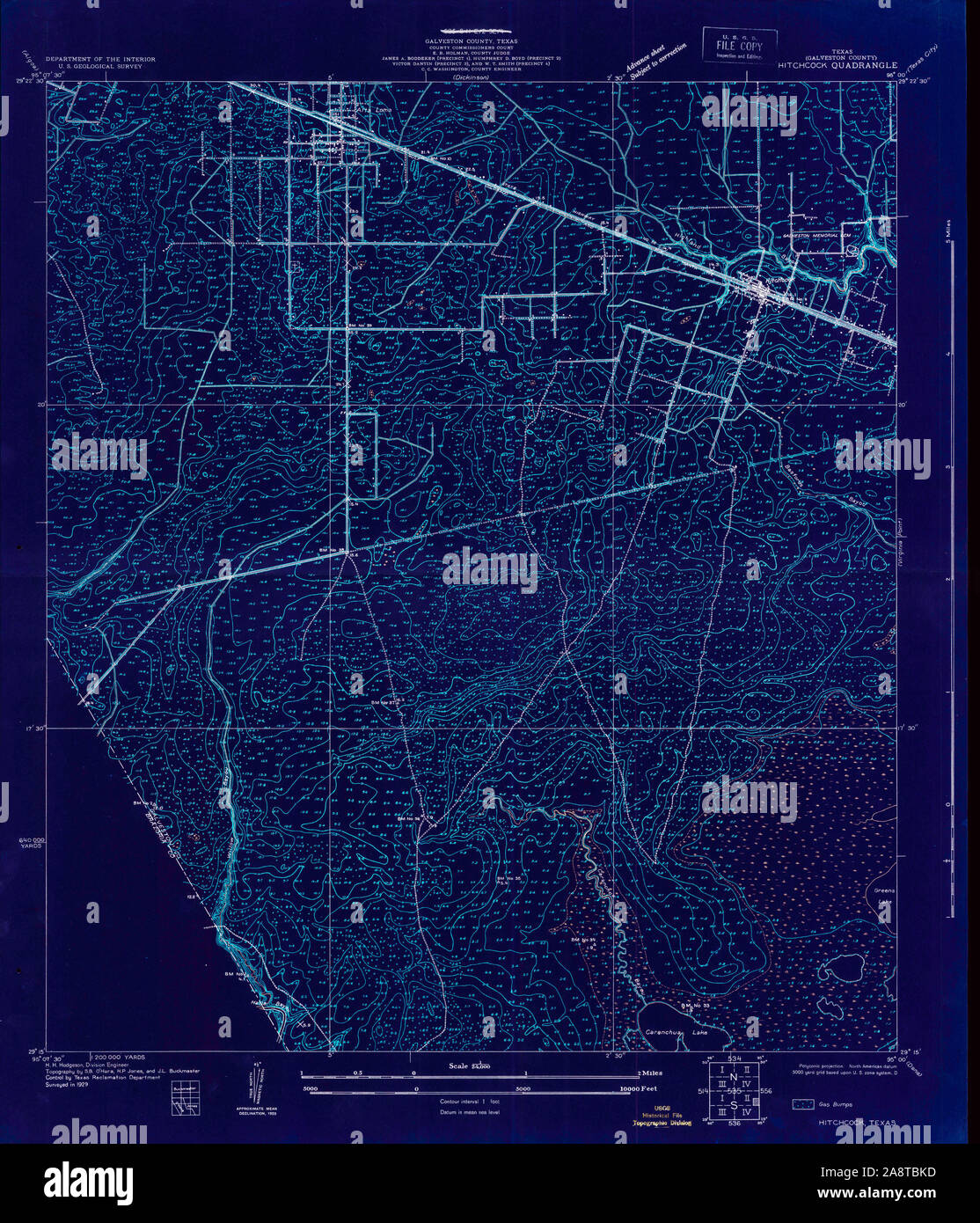 Map of hitchcock texas hires stock photography and images Alamy